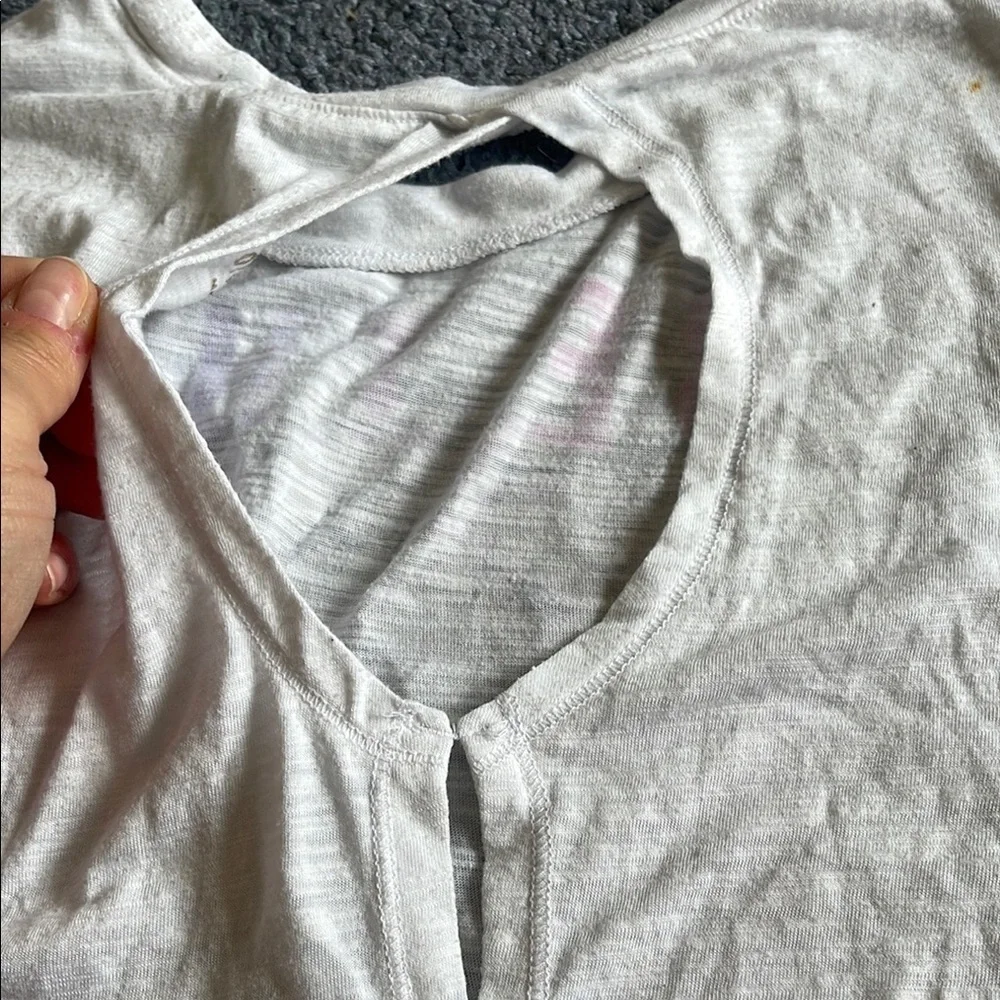 Justice White and Purple Top Casual Comfort